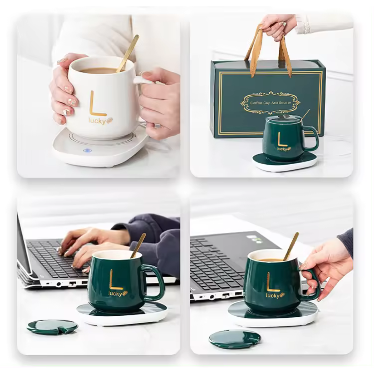 Taza Con Calentador Eléctrico 55°c